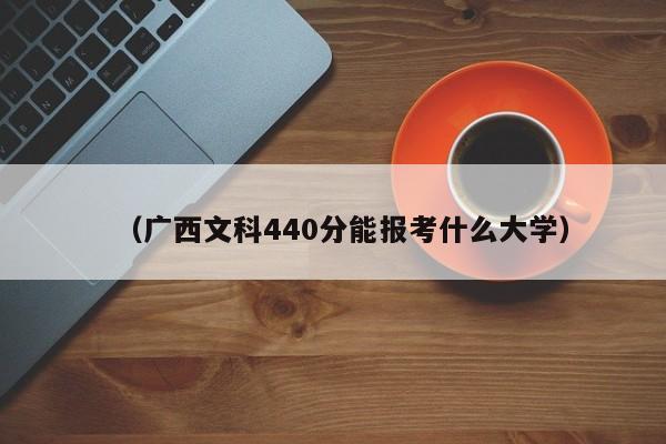(广西文科440分能报考什么大学)