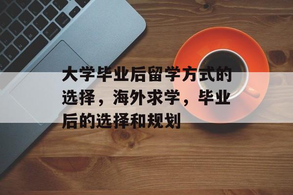 大学毕业后留学方式的选择，海外求学，毕业后的选择和规划