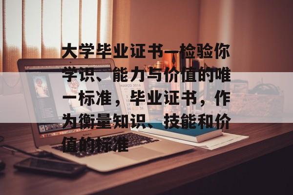 大学毕业证书—检验你学识、能力与价值的唯一标准，毕业证书，作为衡量知识、技能和价值的标准