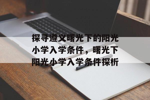 探寻遵义曙光下的阳光小学入学条件，曙光下阳光小学入学条件探析