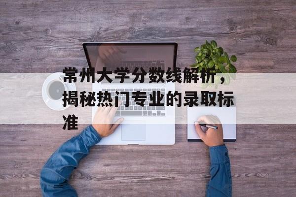常州大学分数线解析，揭秘热门专业的录取标准