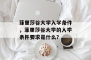 菲里莎谷大学入学条件，菲里莎谷大学的入学条件要求是什么？