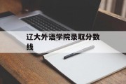 辽大外语学院录取分数线