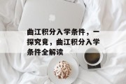 曲江积分入学条件，一探究竟，曲江积分入学条件全解读