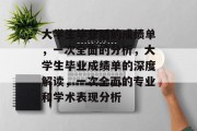 大学生毕业后的成绩单，一次全面的分析，大学生毕业成绩单的深度解读，一次全面的专业和学术表现分析