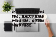 北京大学金融系分数线揭秘，北京大学金融系分数线揭秘，如何影响与解读的秘密。
