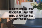 失落的大学生活，没有考试的日子，失去与新开始，从大学生到自由职业者的过渡期
