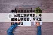 中国毕业生的学术之路，从博士到研究员，中国博士研究者，学术生涯与挑战