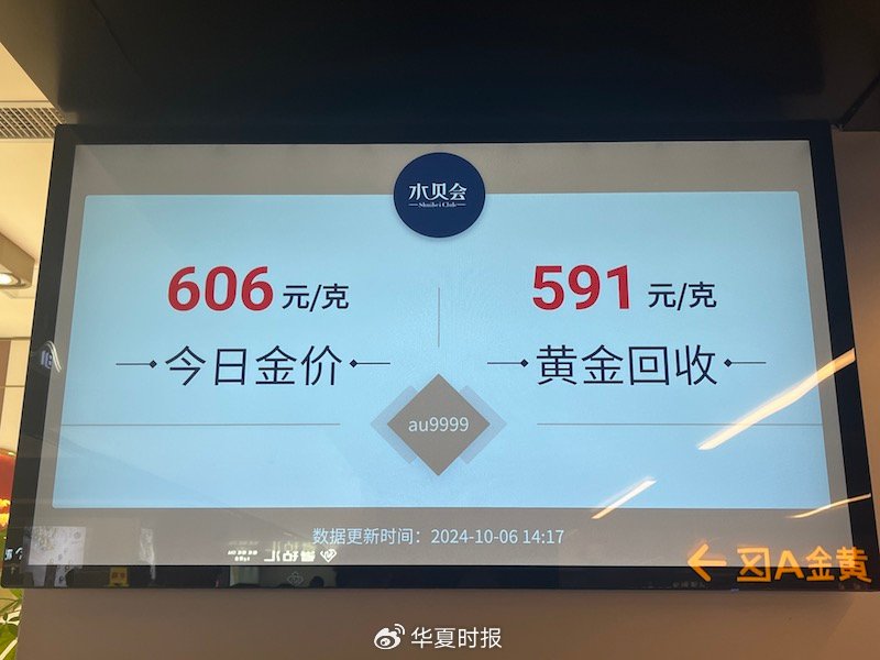 “感觉客流量少了一半以上!”实探国庆黄金消费市场