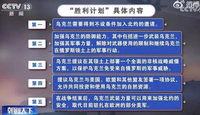 泽连斯基最新公布“胜利计划”五大要点:若盟友不同意,乌克兰将继续战斗!