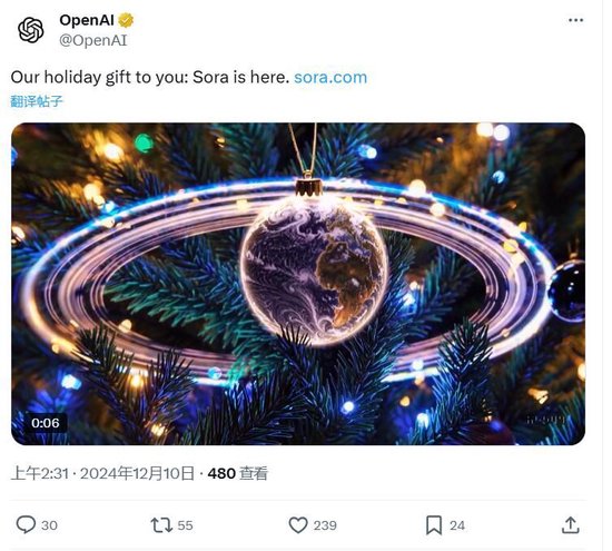 OpenAI王炸又一波:期待已久的超级视频模型Sora来了