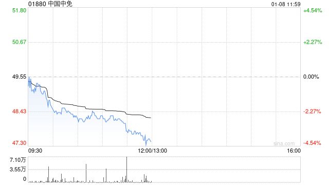 大摩:予中国中免“与大市同步”评级 目标价下调至55港元