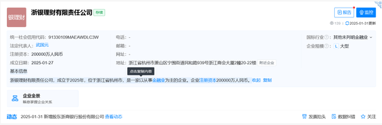 获准开业后浙银理财火速成立,武国元出任法人代表,正式对外营业仍在紧张筹备