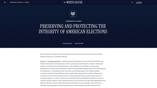 联邦选举大改革？特朗普：若不遵守新规，各州资金恐被叫停！