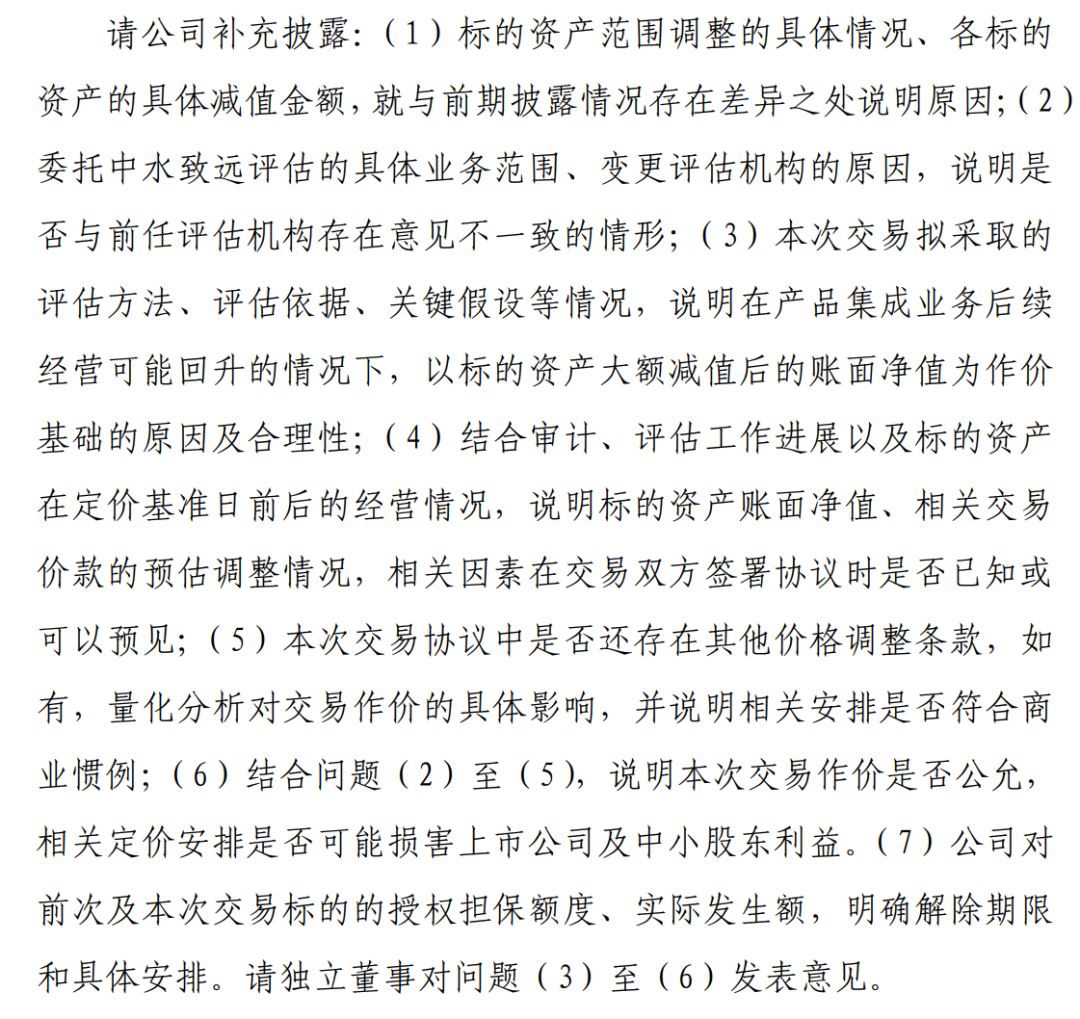 连卖9家子公司！600745收问询函