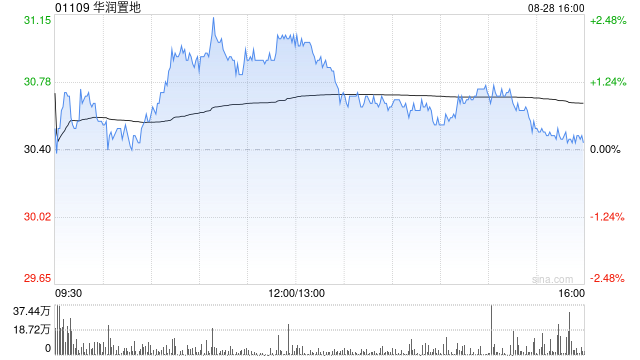 大华继显:升华润置地目标价至34.1港元 评级“买入”
