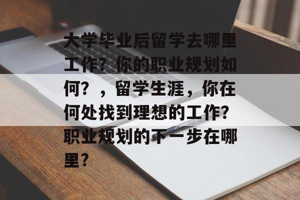 大学毕业后留学去哪里工作？你的职业规划如何？，留学生涯，你在何处找到理想的工作？职业规划的下一步在哪里?