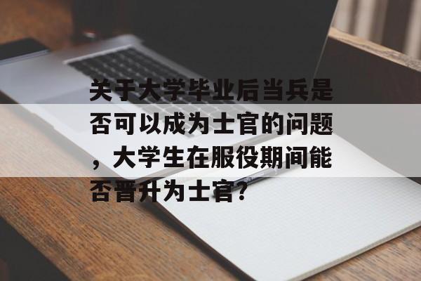 关于大学毕业后当兵是否可以成为士官的问题，大学生在服役期间能否晋升为士官？