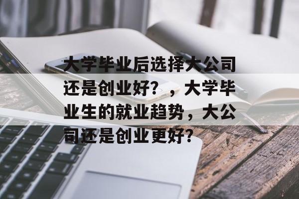 大学毕业后选择大公司还是创业好?,大学毕业生的就业趋势,大公司还是创业更好? 大学毕业后选择大公司还是创业好?,大学毕业生的就业趋势,大公司还是创业更好?