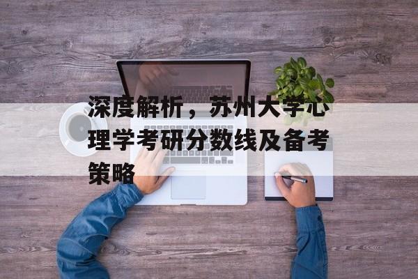 深度解析，苏州大学心理学考研分数线及备考策略
