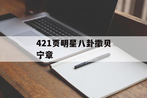 421页明星八卦撒贝宁章